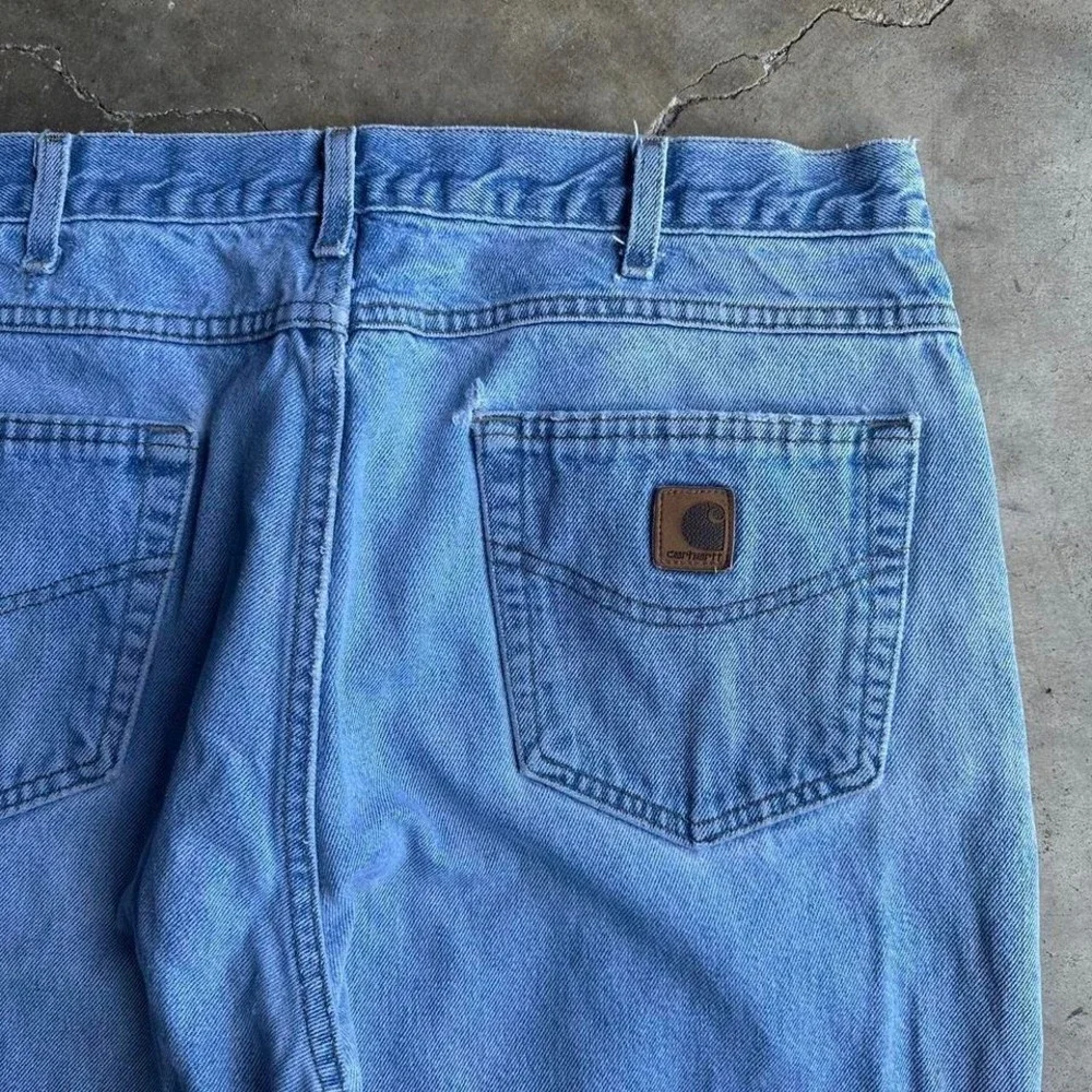 Vintage Carhartt light blue denim jeans